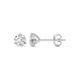 The Round Cut Studs 1CT